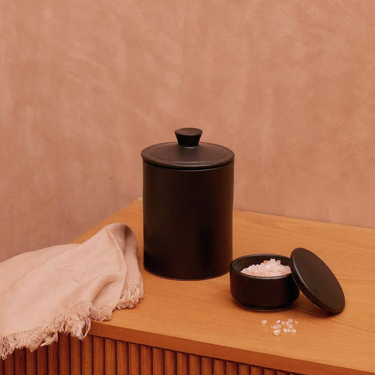 Handcrafted Ceramic Canister