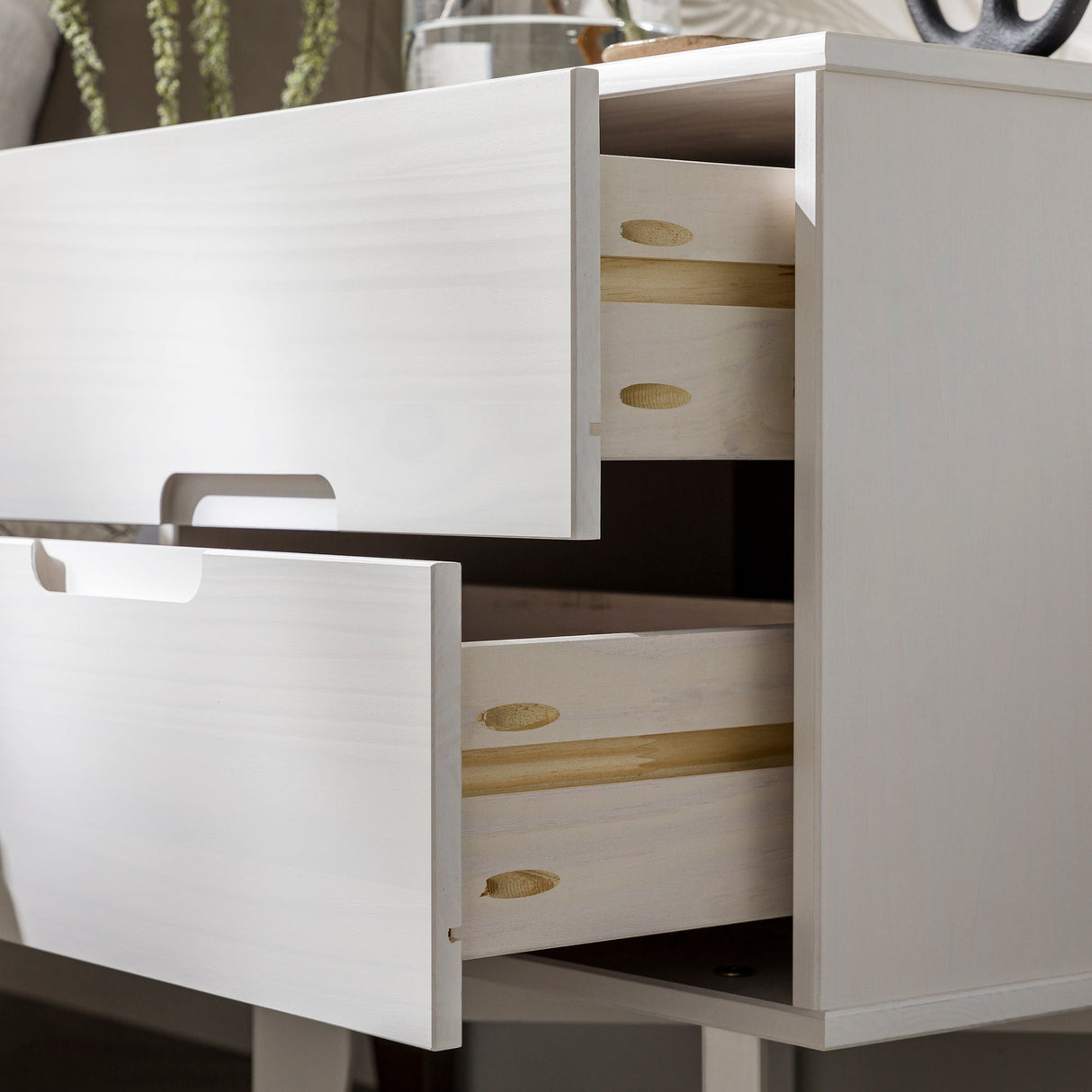 Sloane Mid Century Modern Solid Wood Nightstand