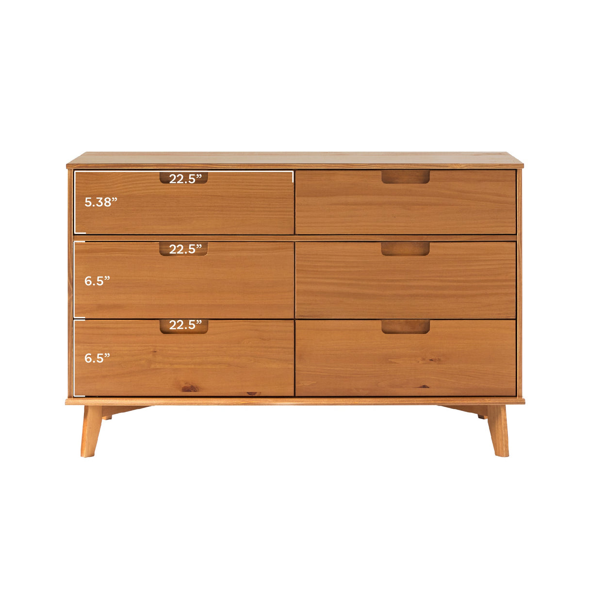Sloane Mid Century Modern Solid Wood Dresser