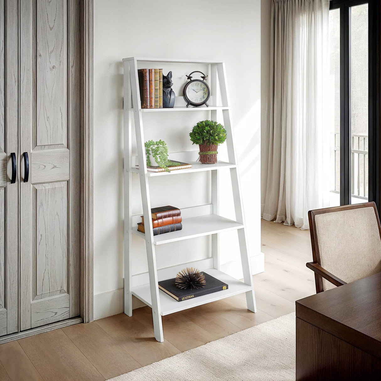 Ladder Wooden Shelf