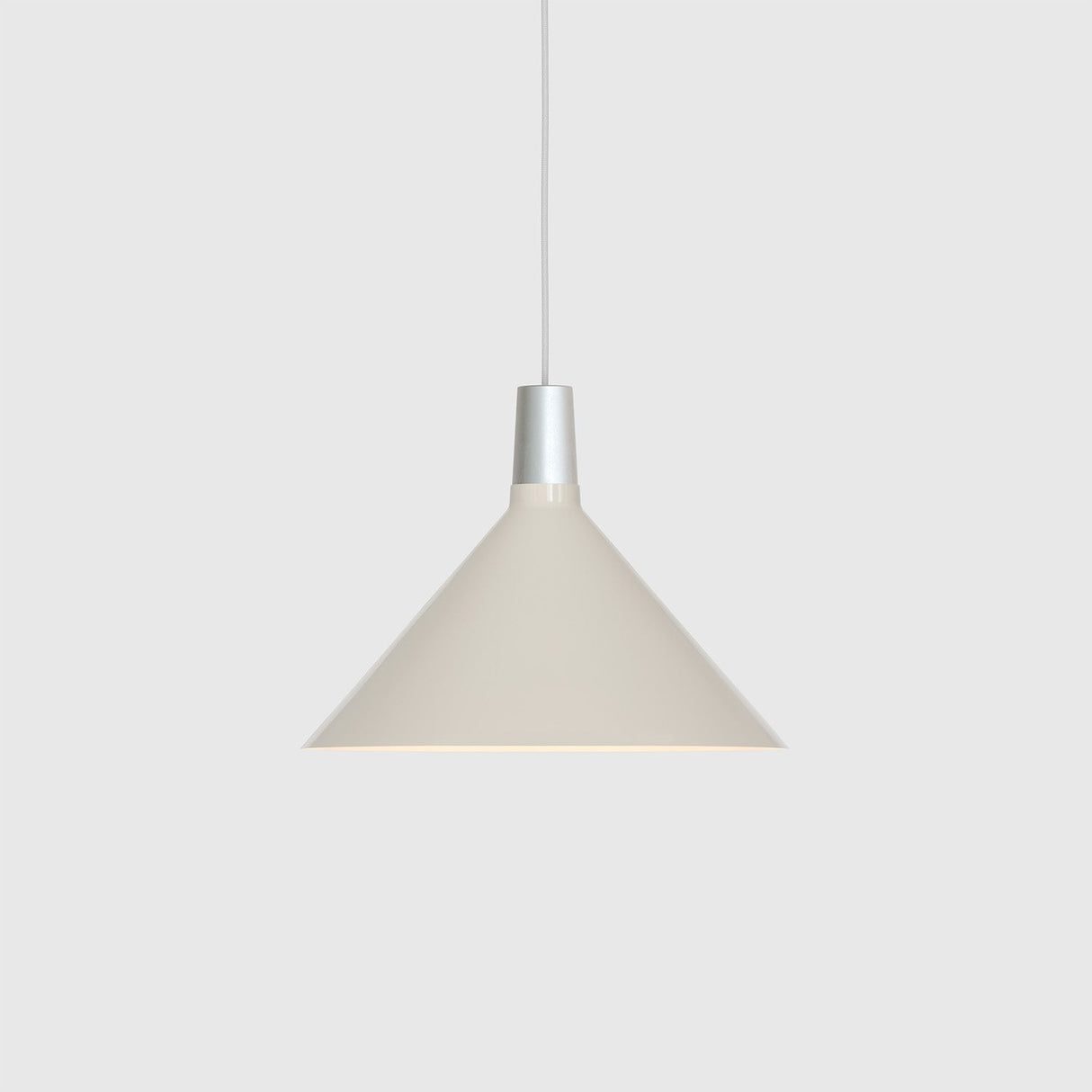 Bower Pendant Light Medium in Oyster White