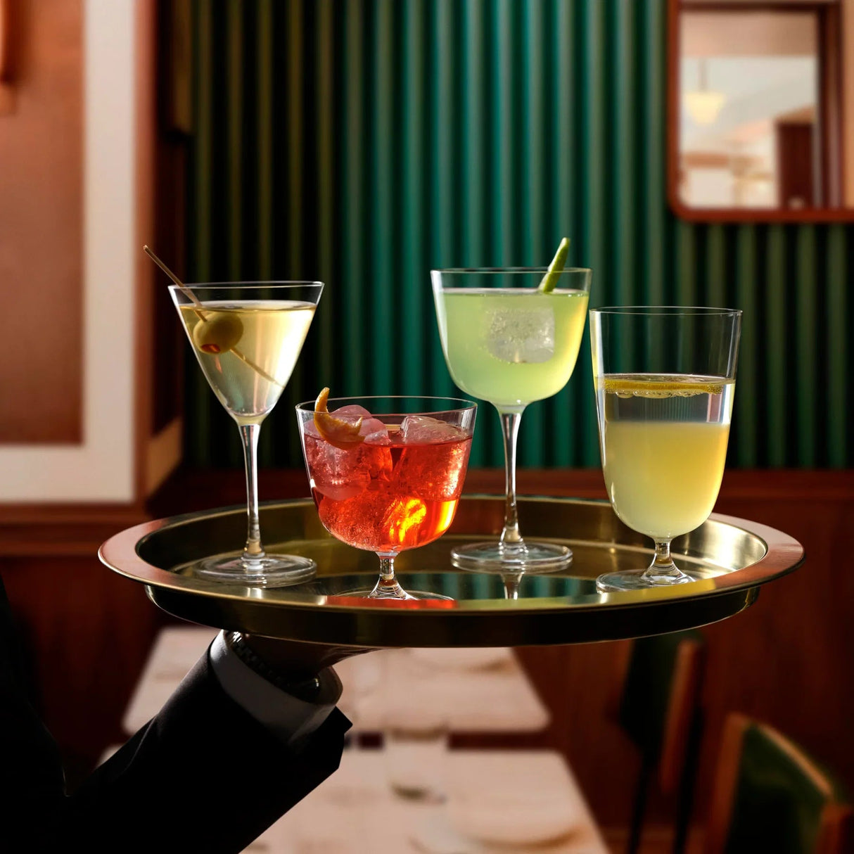 Bar/Giani Set of 4 Cocktail Glass Long