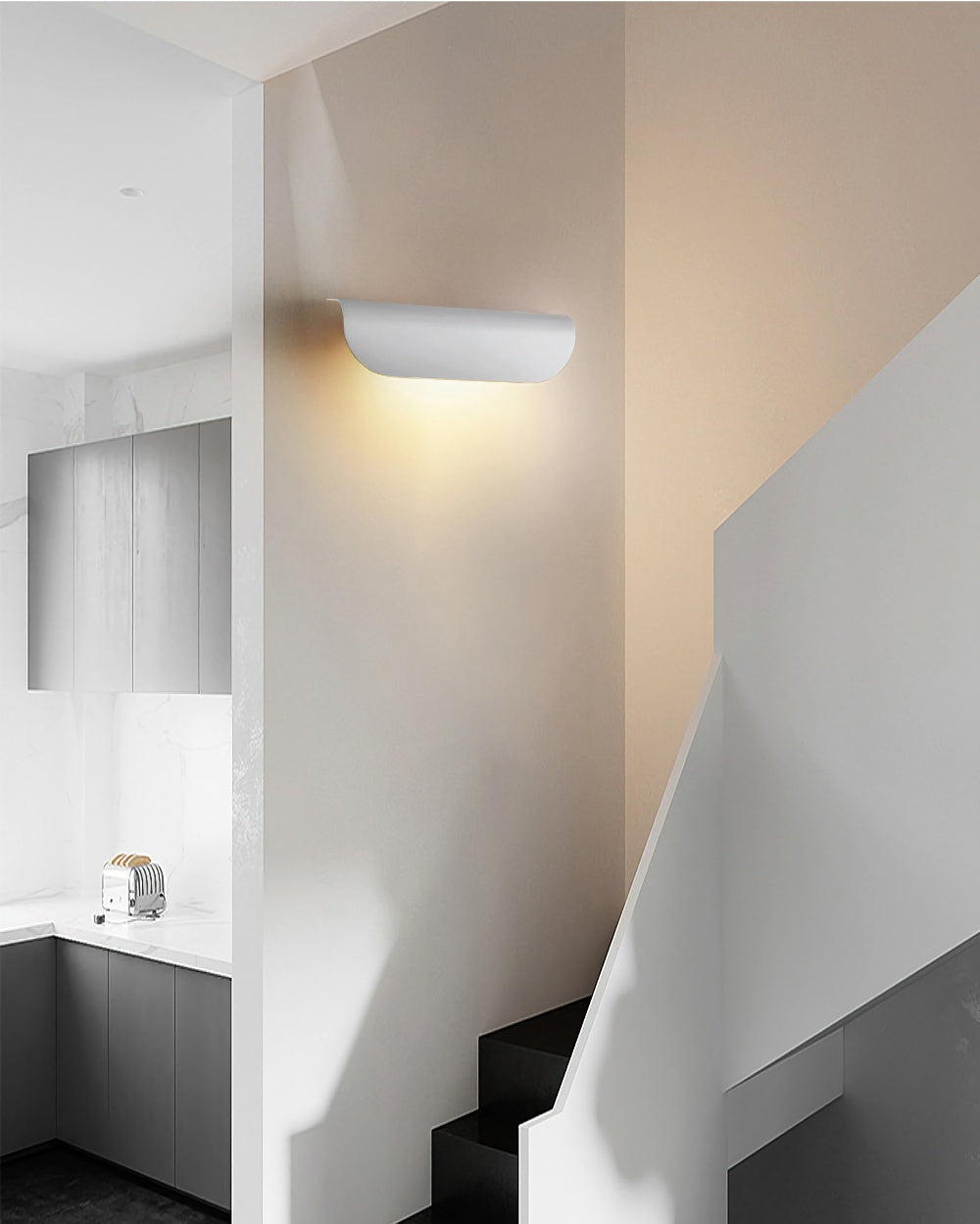 Bay Curved Garden Wall Light