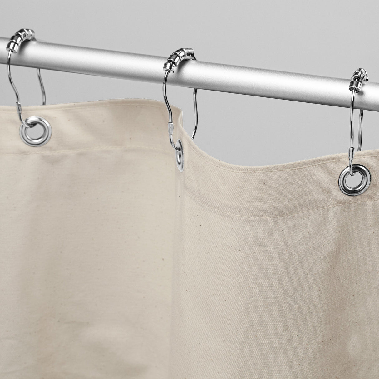 Organic Cotton Shower Curtain – Bath, Tub + Stall Sizes