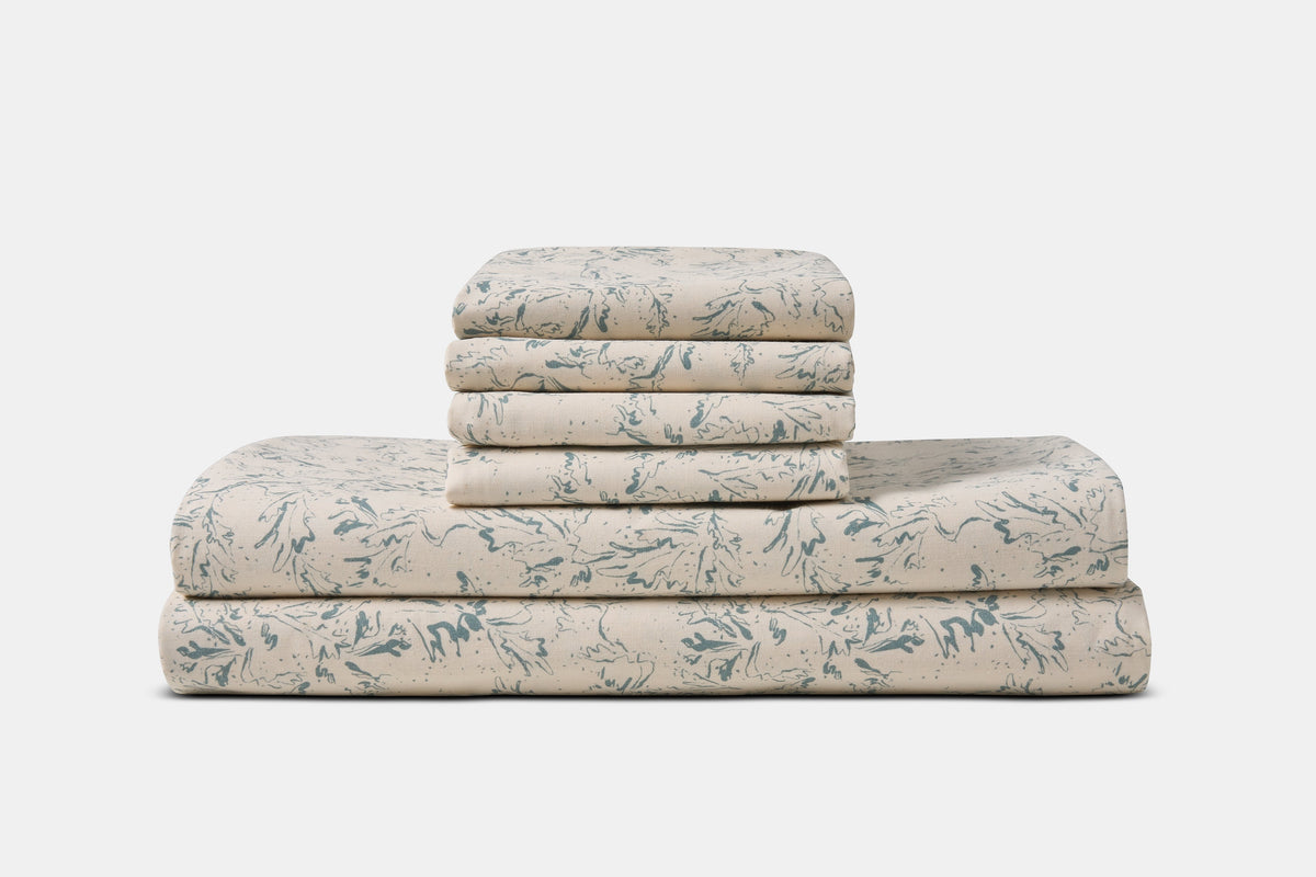 Cotton Percale Bed Sheet Set Print