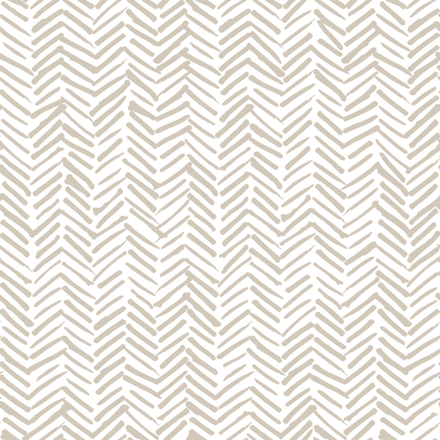 Beige Terracotta Herringbone Wallpaper