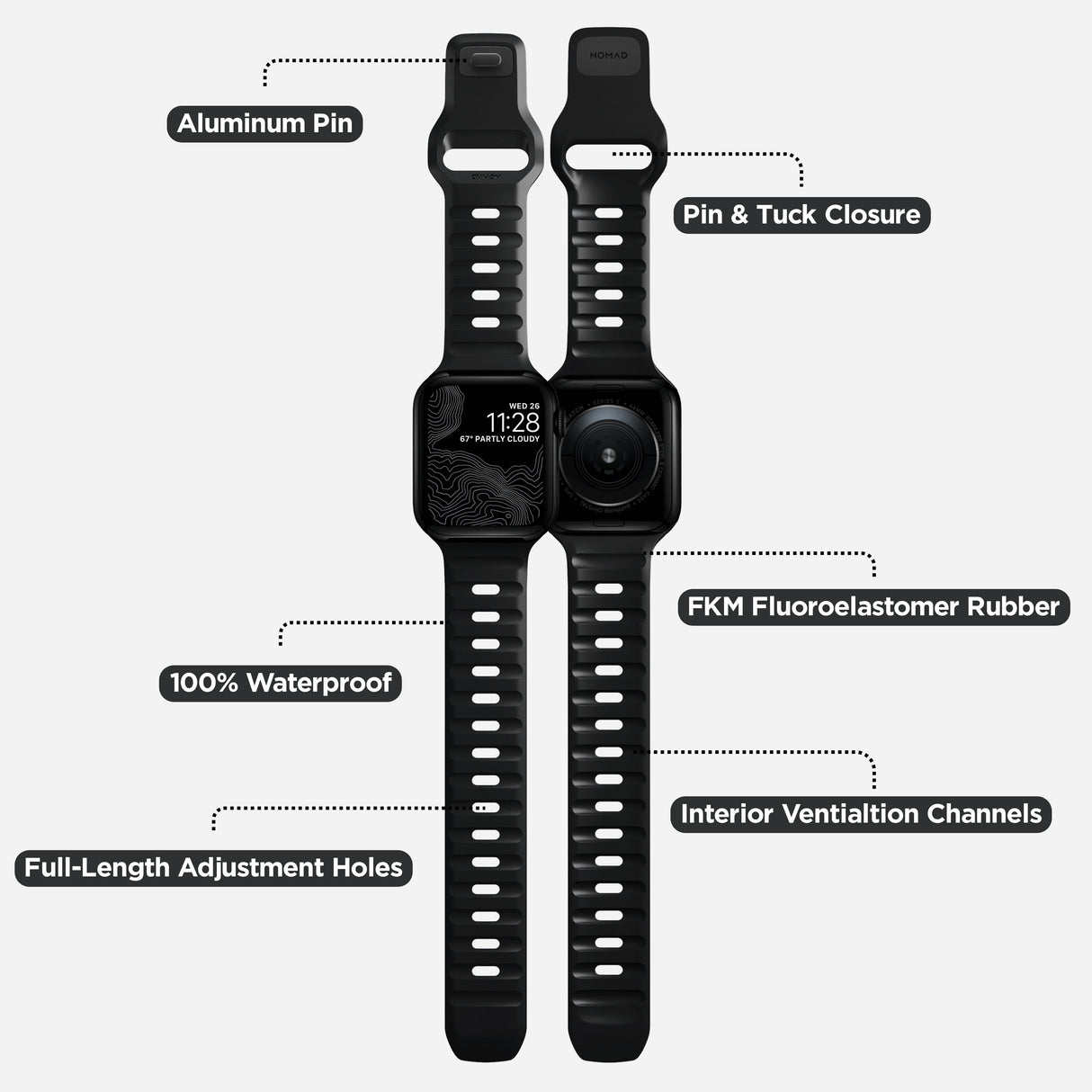 Sport Band - 41mm/42mm | Black