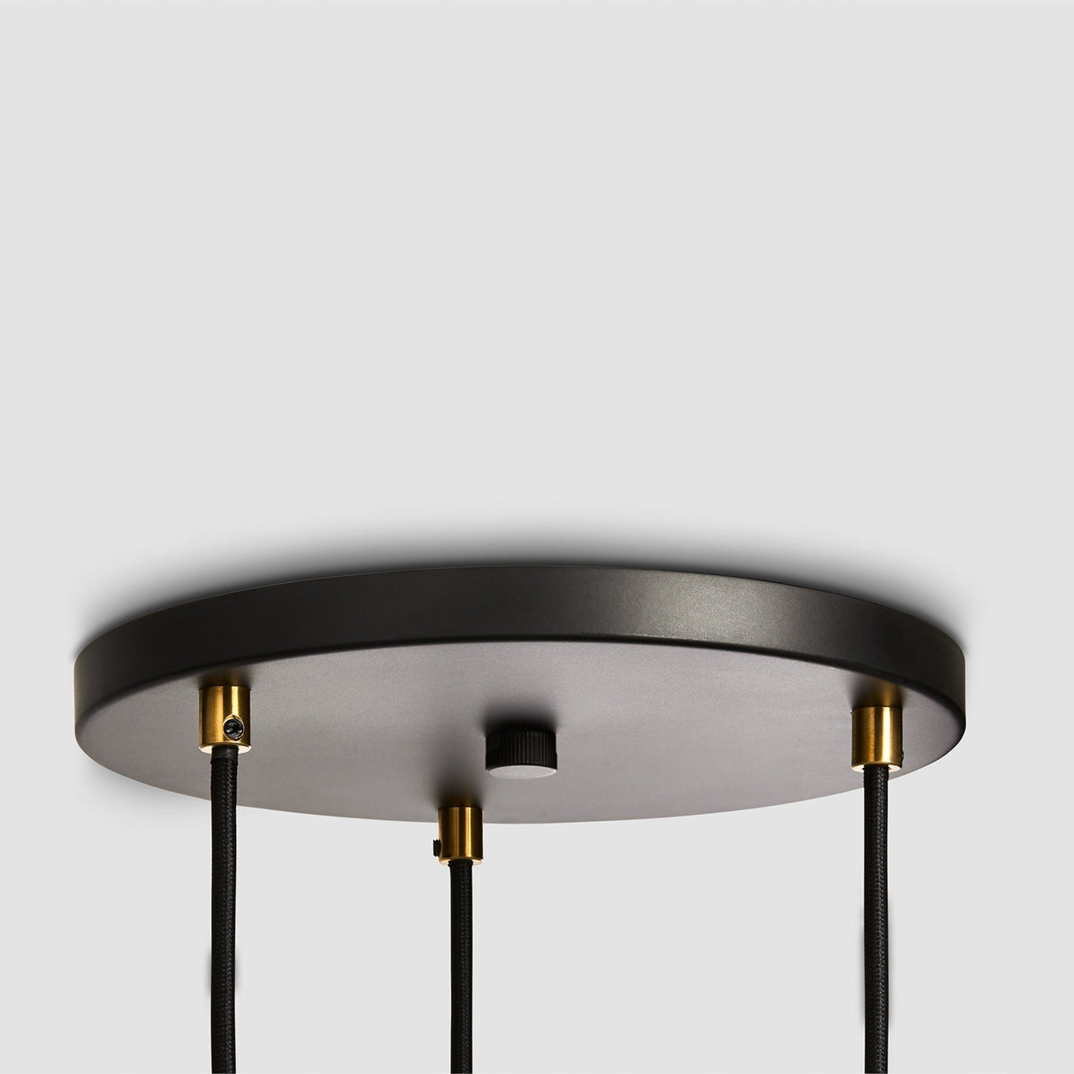 Triple Pendant in Walnut + Voronoi II