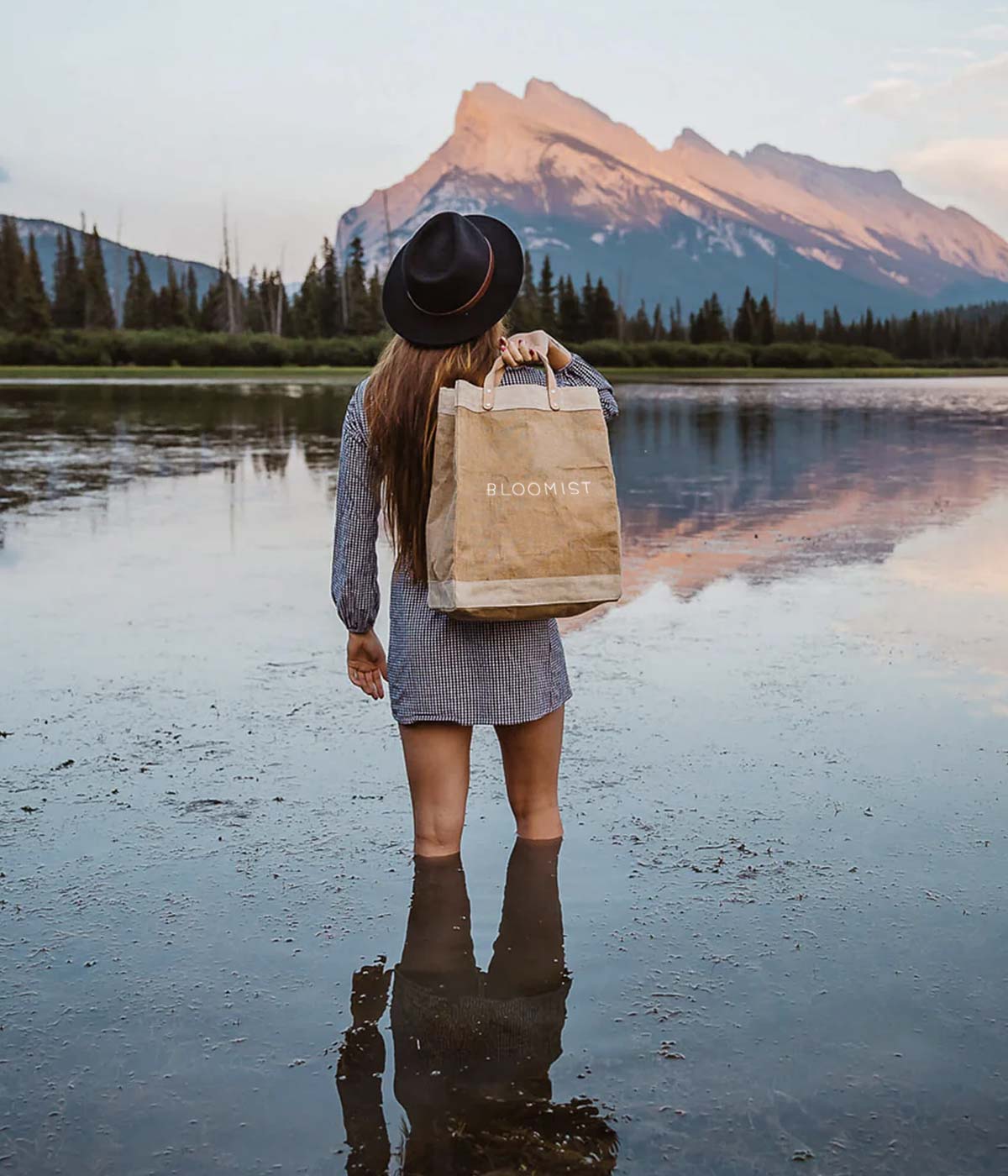 Large Natural Jute Market Tote