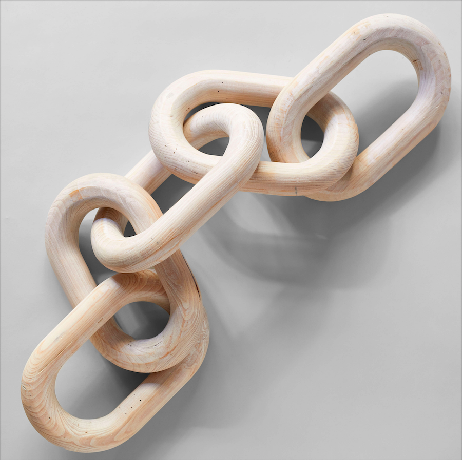 Pale Wood Chain, Large Link