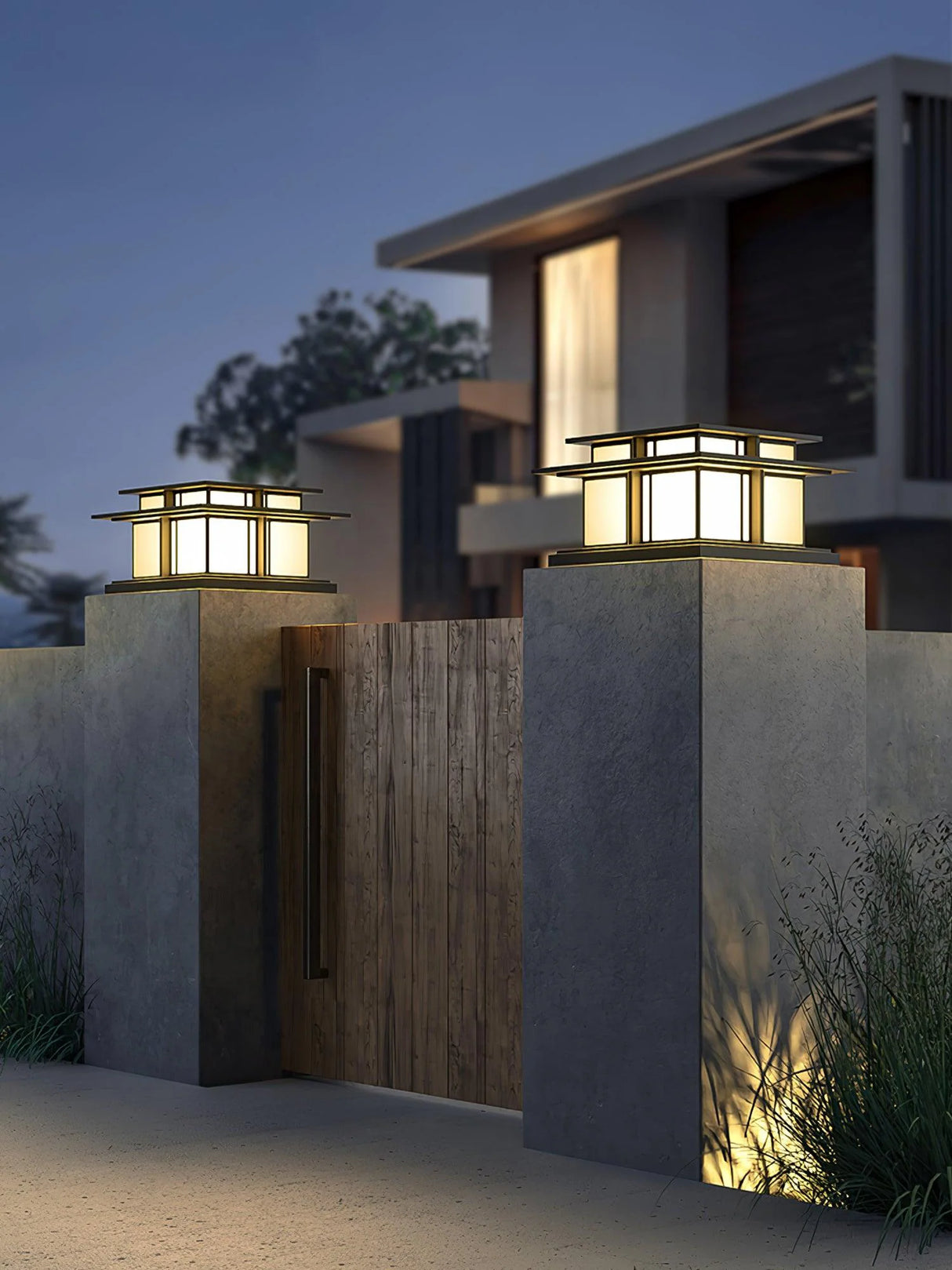 Boilyn Outdoor Pillar Table Lamp