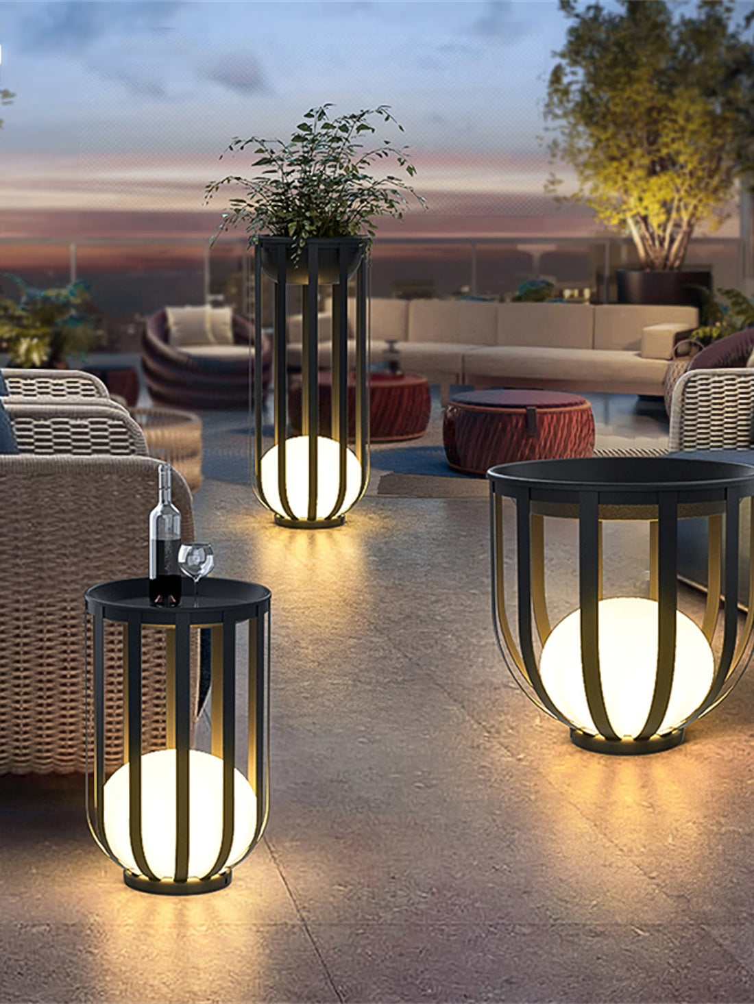 Bols Outdoor Garden Lamp