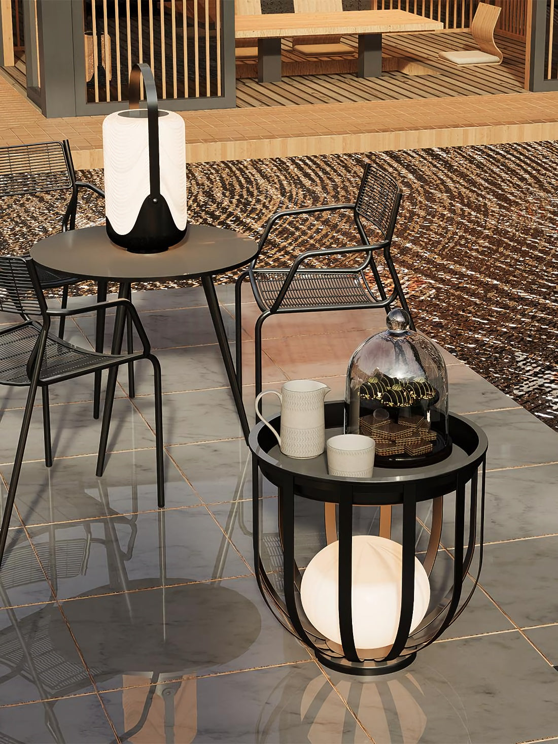 Bols Outdoor Garden Lamp