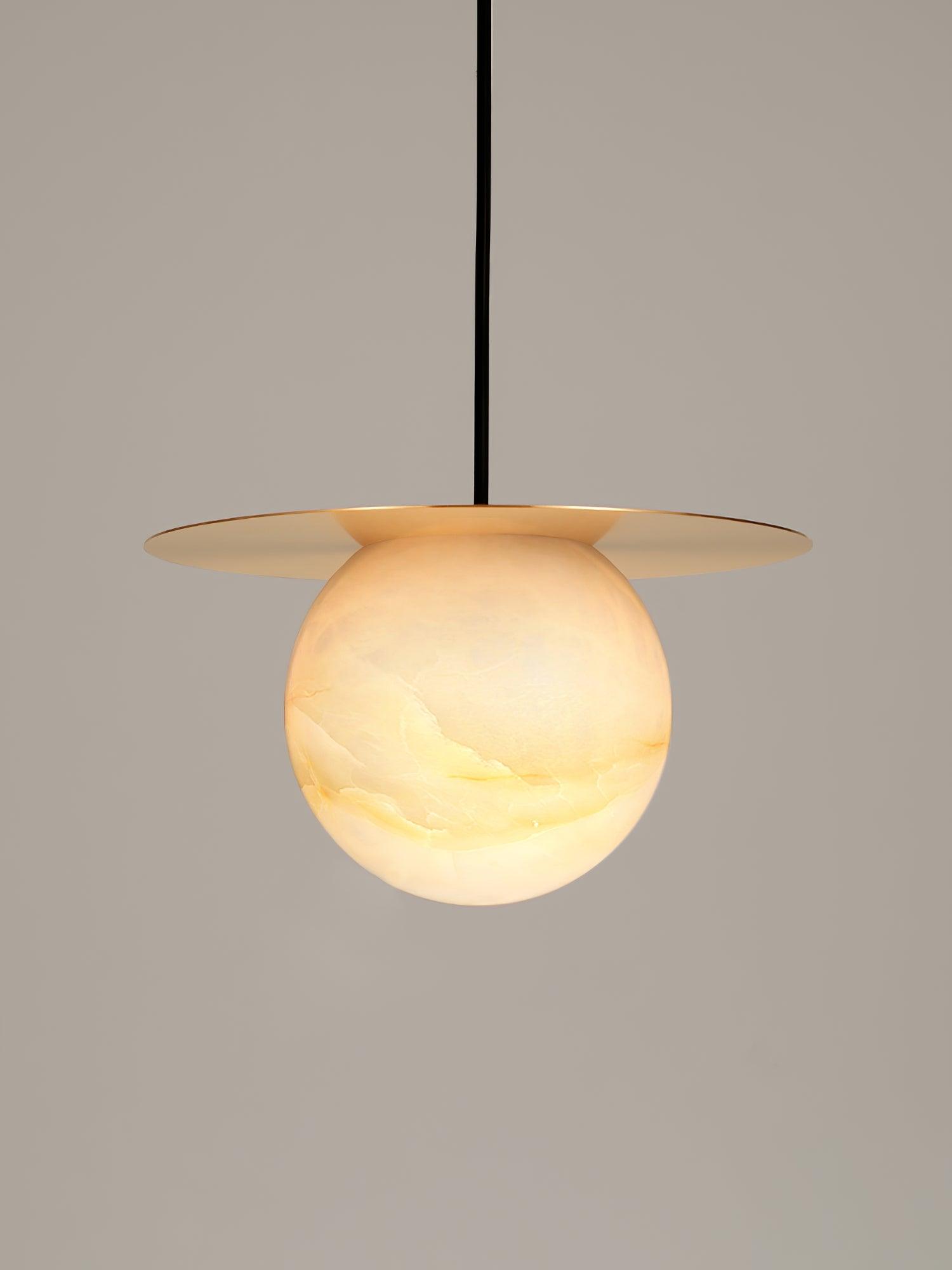 Alabaster Borra Pendant Light