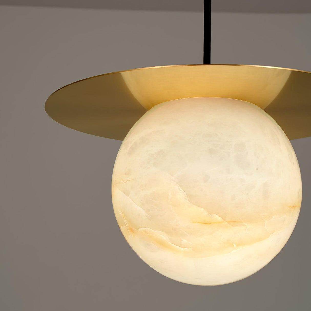 Alabaster Borra Pendant Light