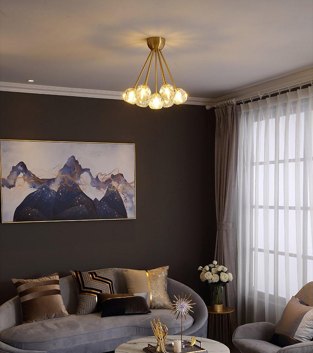 Boule De Cristal Flushmount