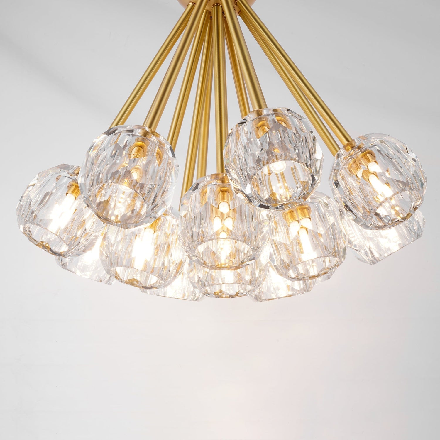 Boule De Cristal Flushmount