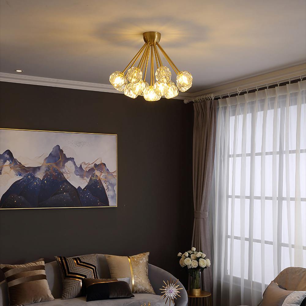 Boule De Cristal Flushmount