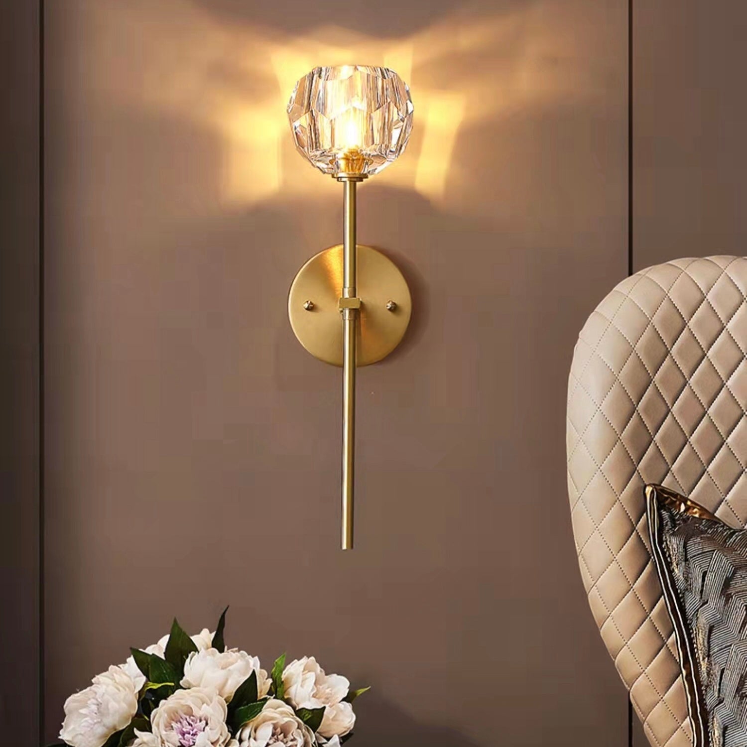 Boule De Cristal Grand Single Sconce