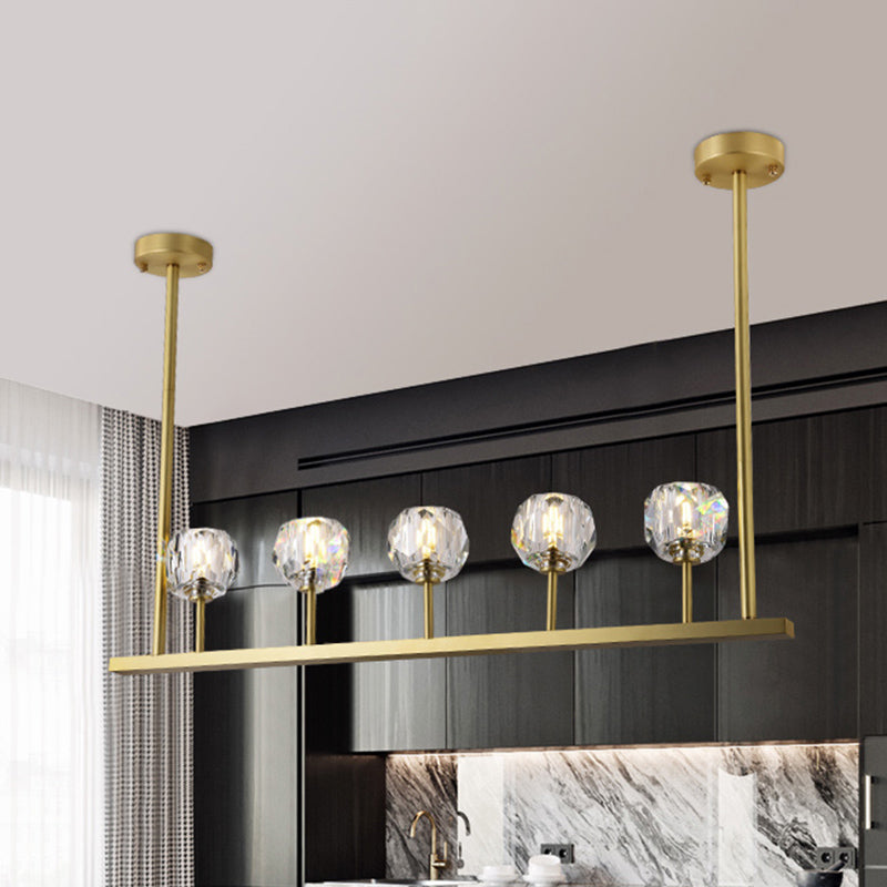 Boule De Cristal Linear Chandelier