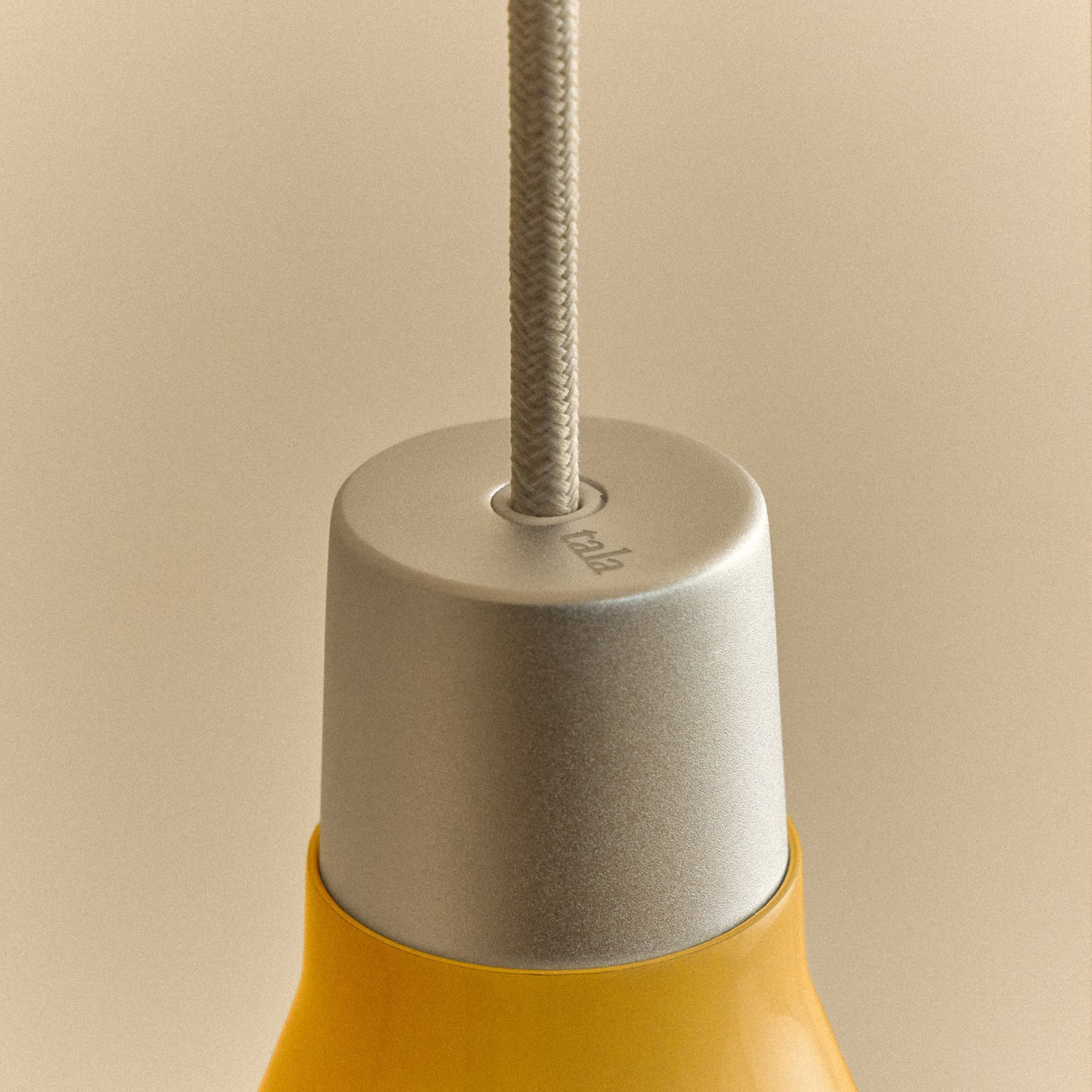 Bower Pendant Light Medium in Yellow