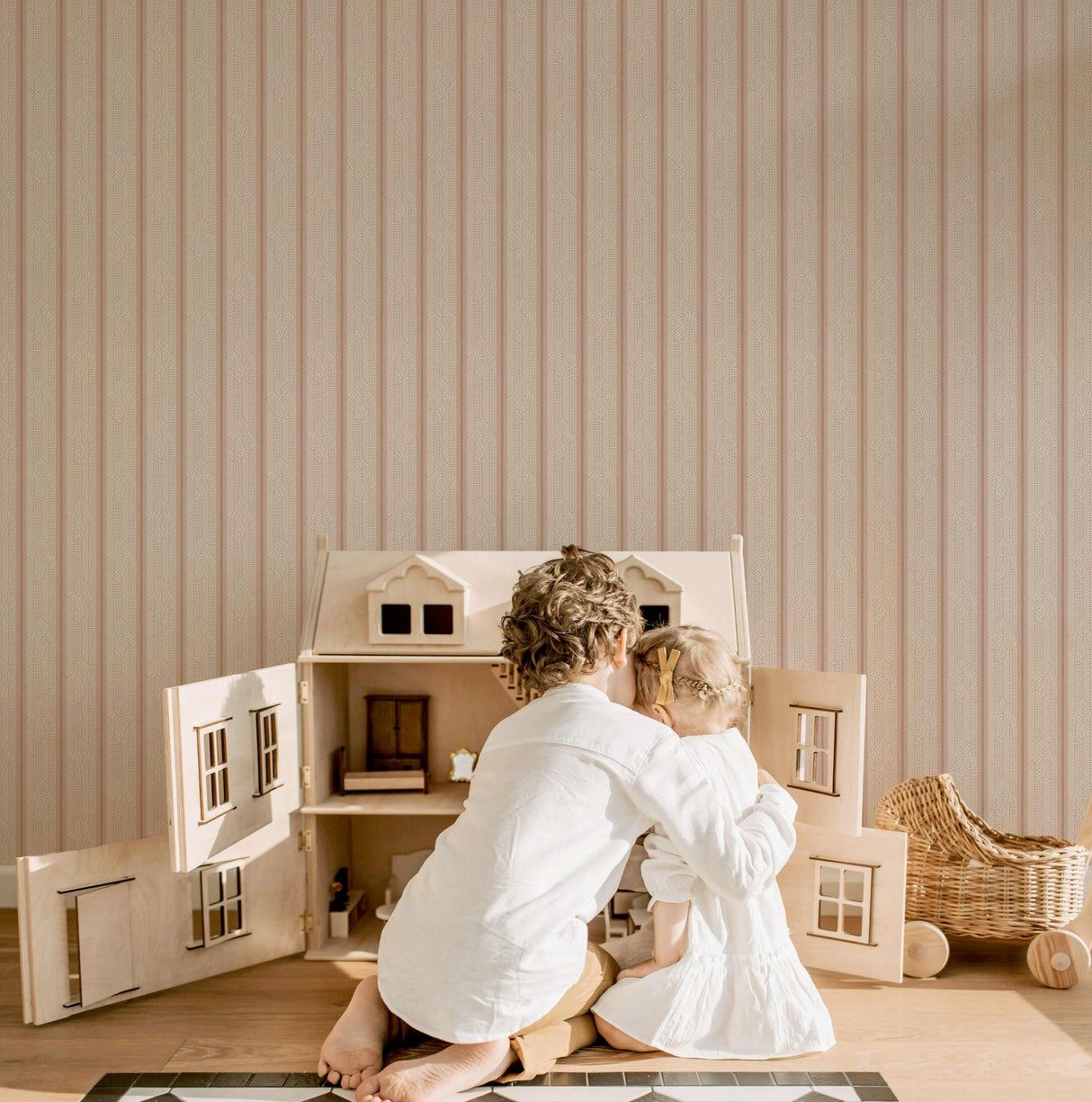 Braided Stripe Wallpaper