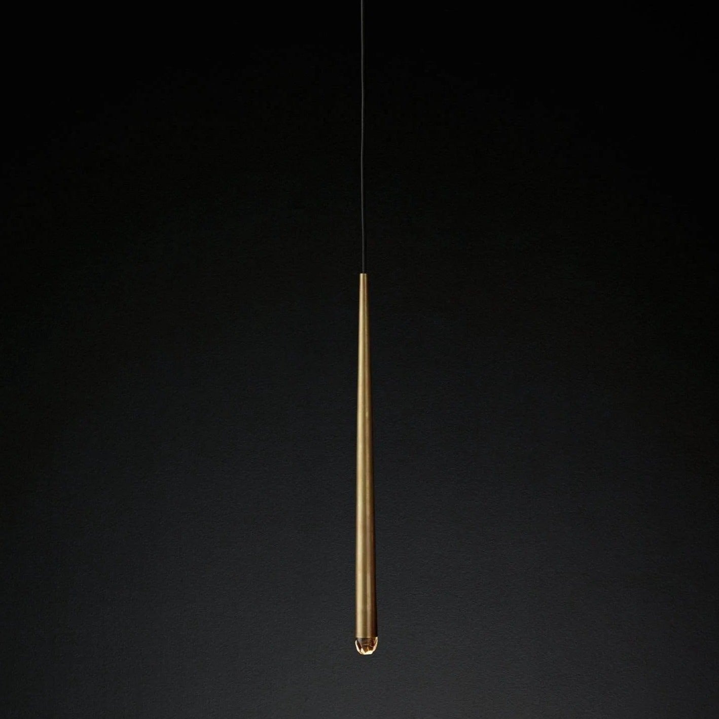 Brass Spinal Tube Combination Chandelier