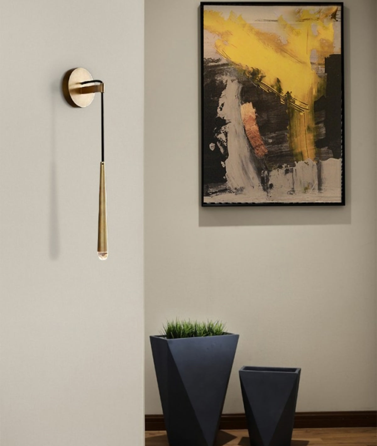 Brass Spinal Tube Wall Lamp