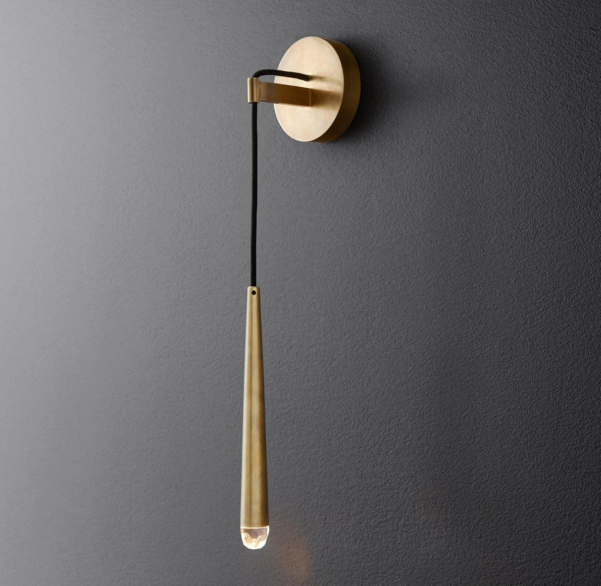 Brass Spinal Tube Wall Lamp