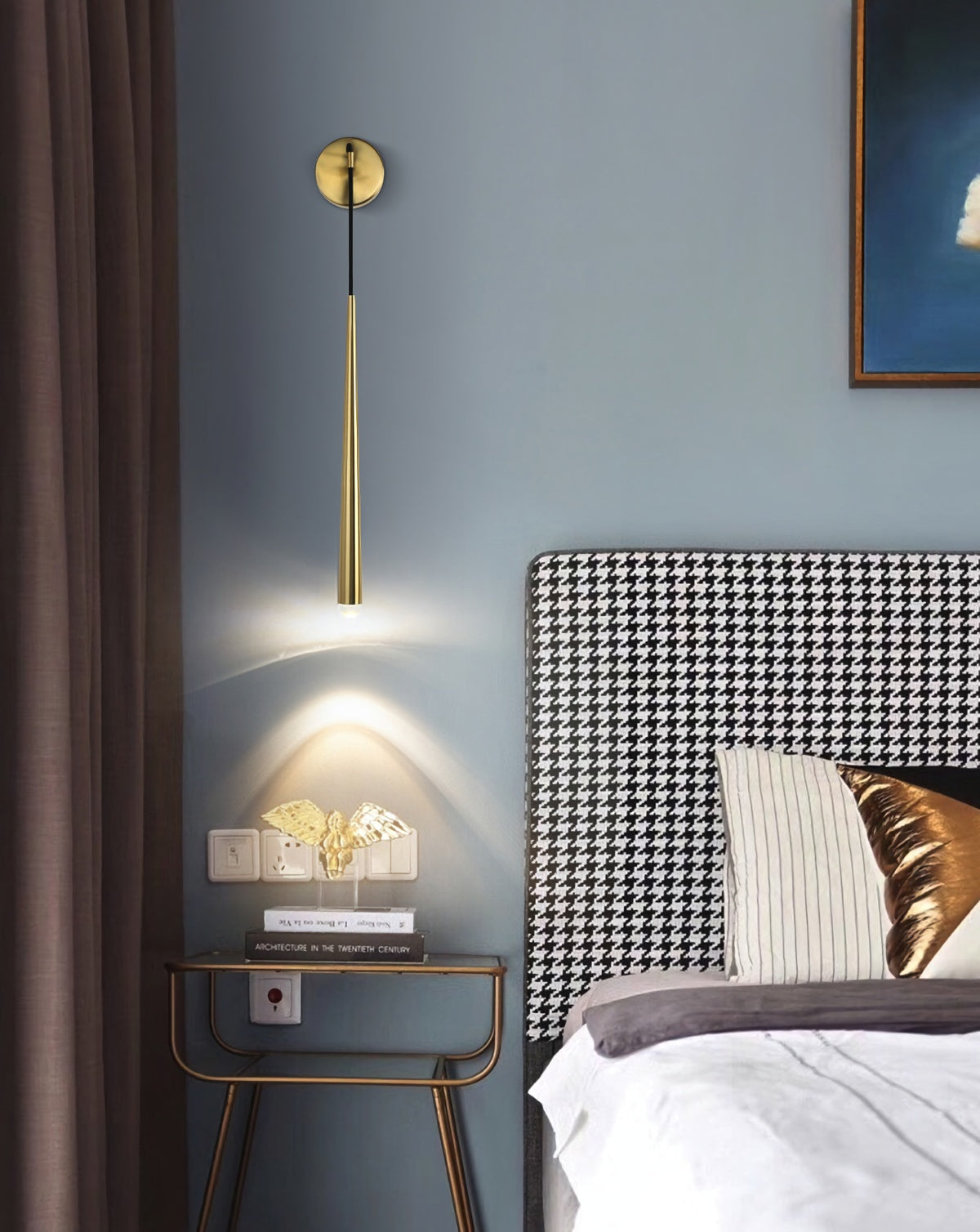 Brass Spinal Tube Wall Lamp