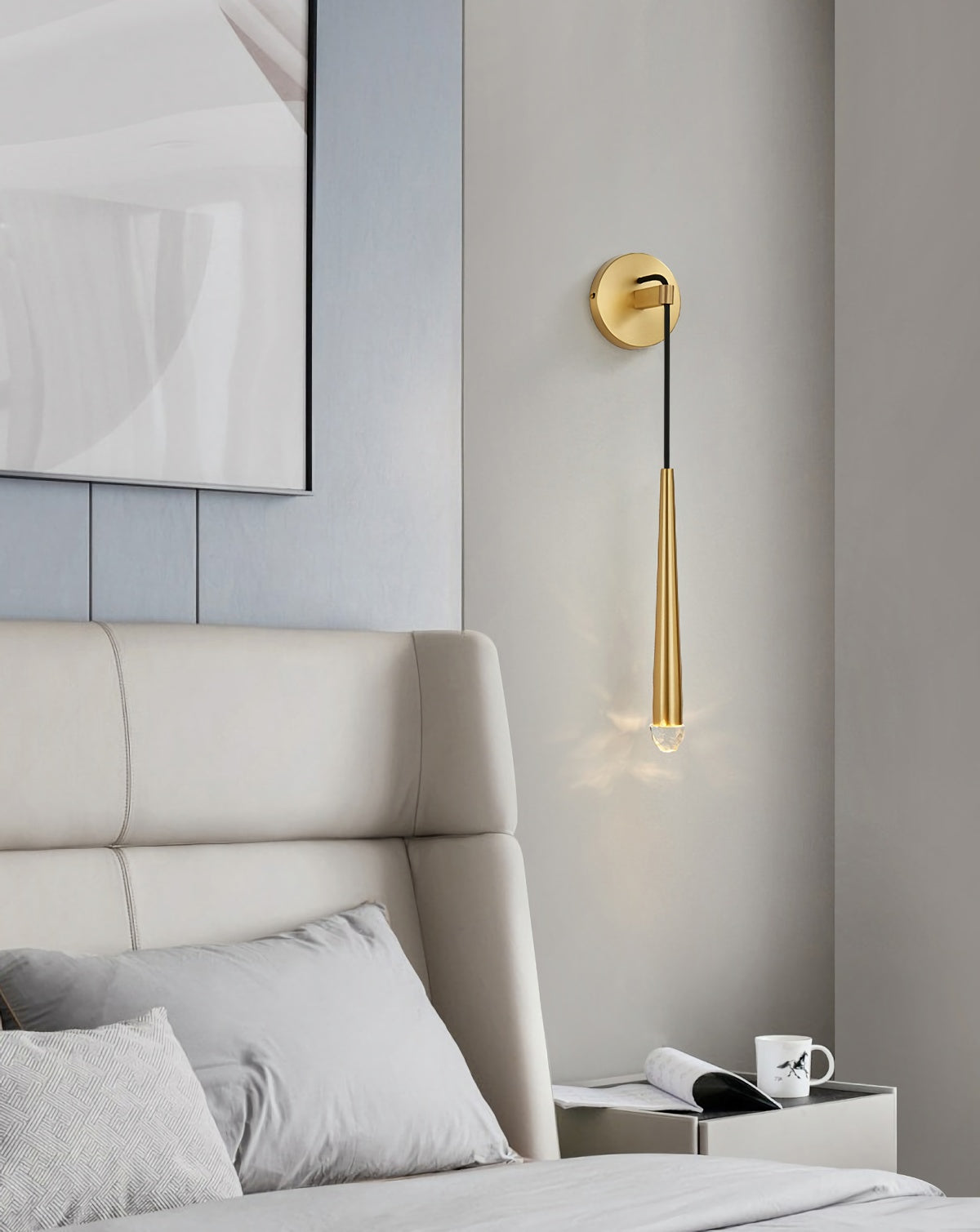 Brass Spinal Tube Wall Lamp