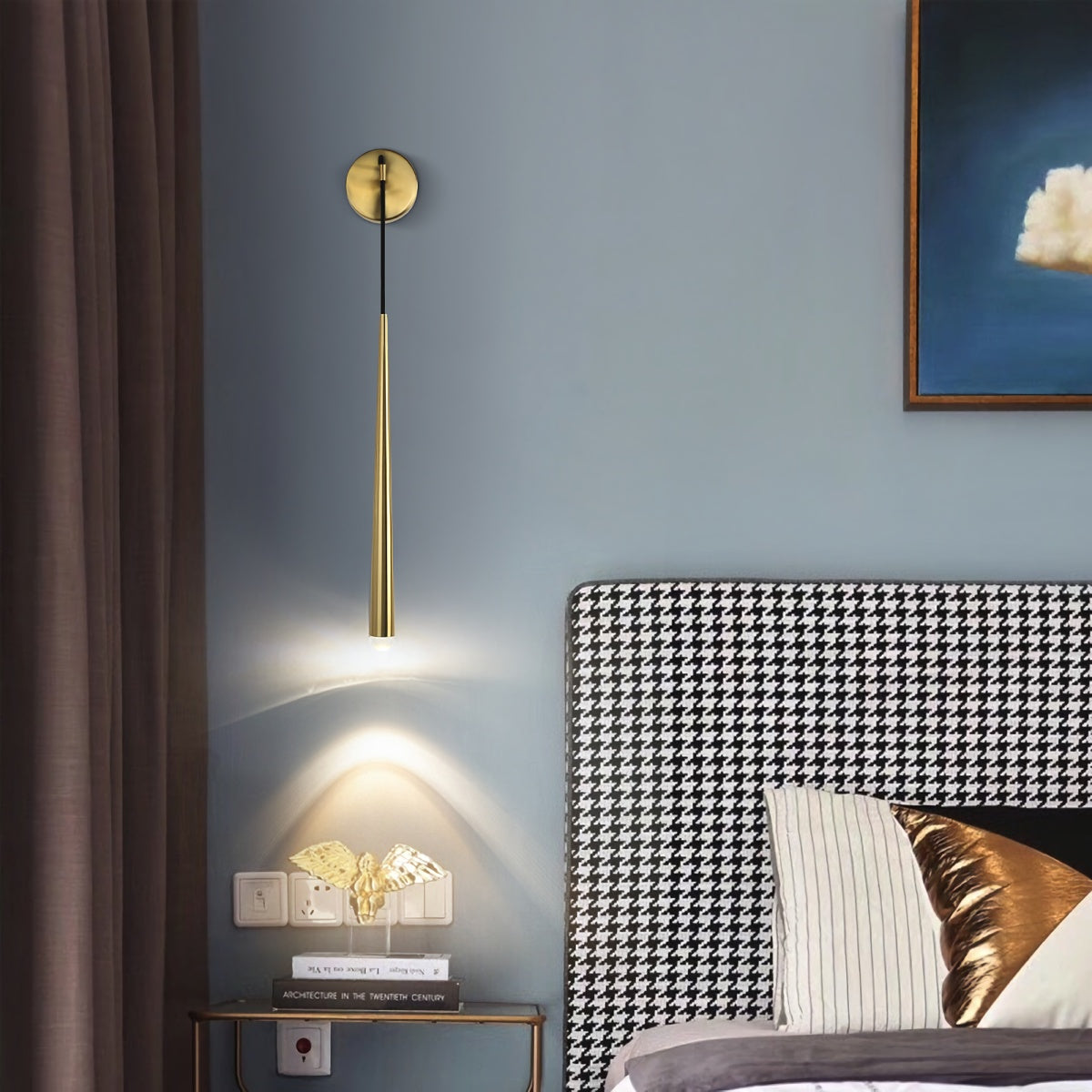 Brass Spinal Tube Wall Lamp