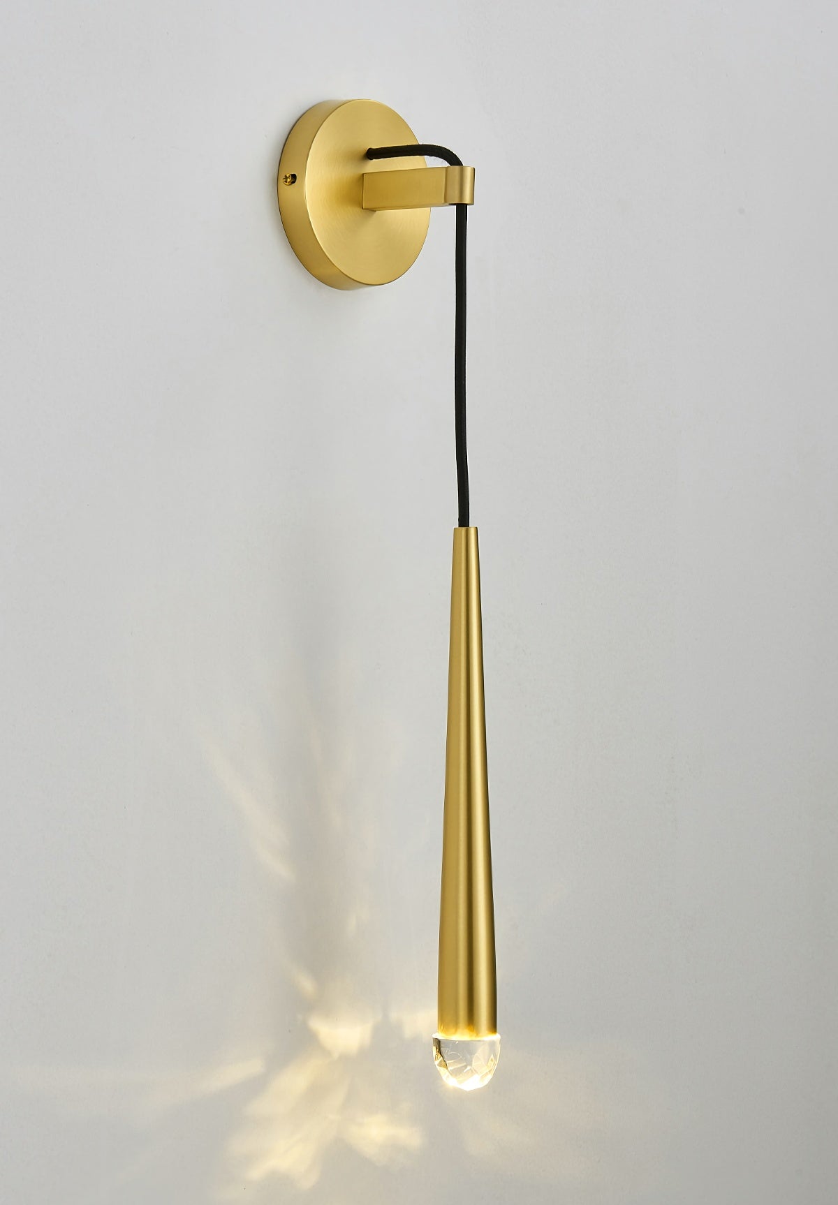 Brass Spinal Tube Wall Lamp