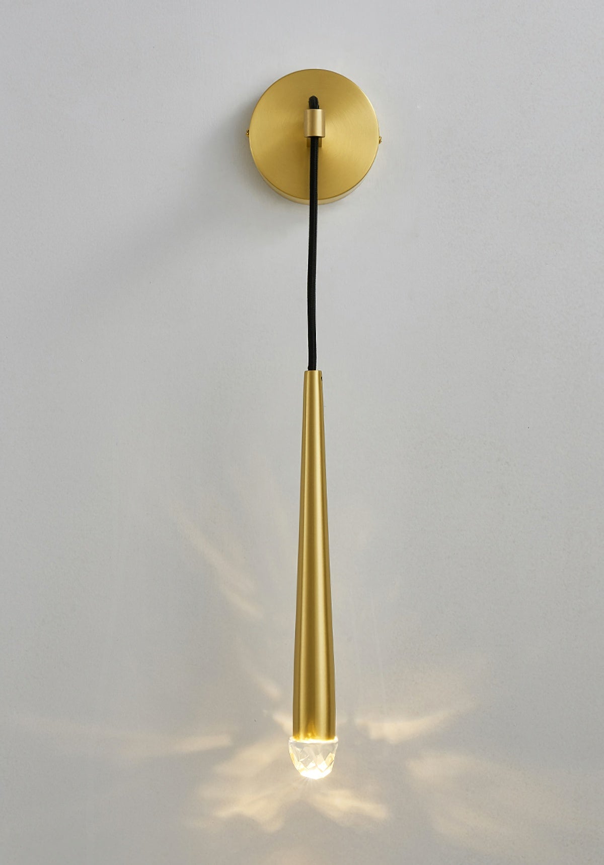 Brass Spinal Tube Wall Lamp