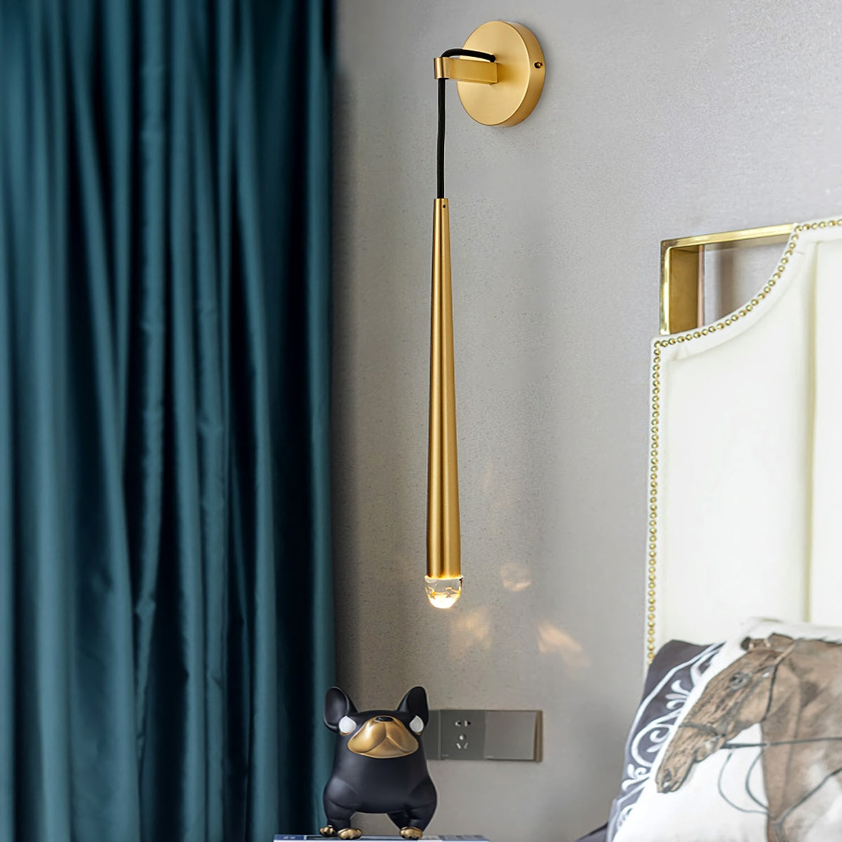 Brass Spinal Tube Wall Lamp