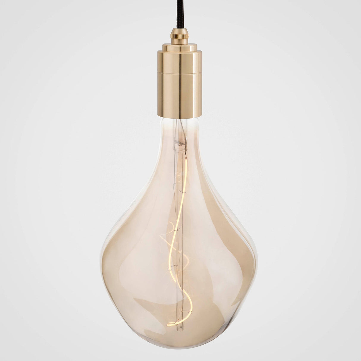 Nine Pendant in Brass + Voronoi II