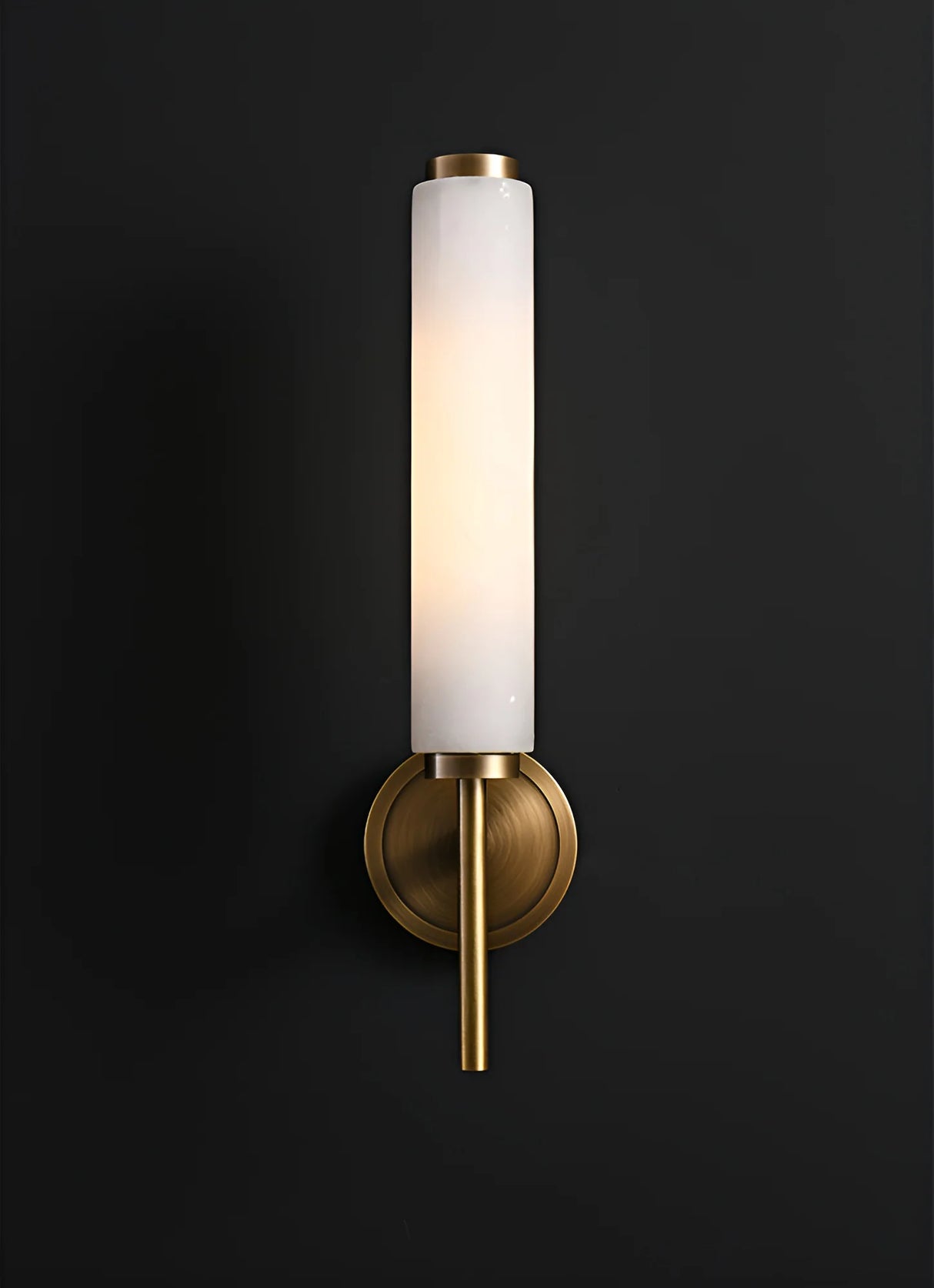 Brindisi Alabaster Candle Style Wall Lamp
