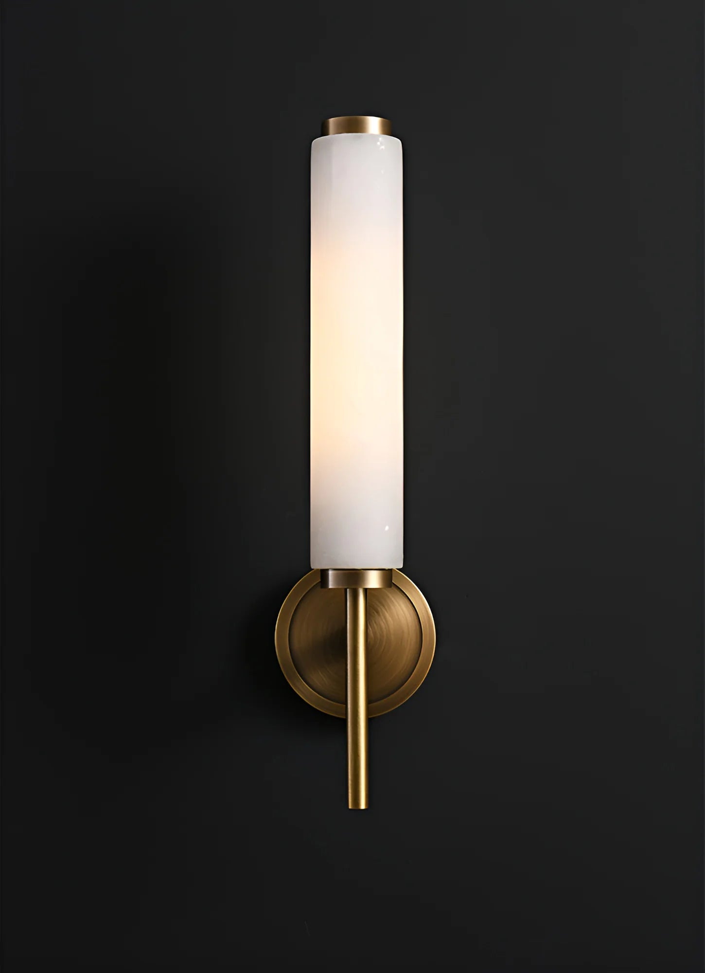 Brindisi Alabaster Candle Style Wall Lamp