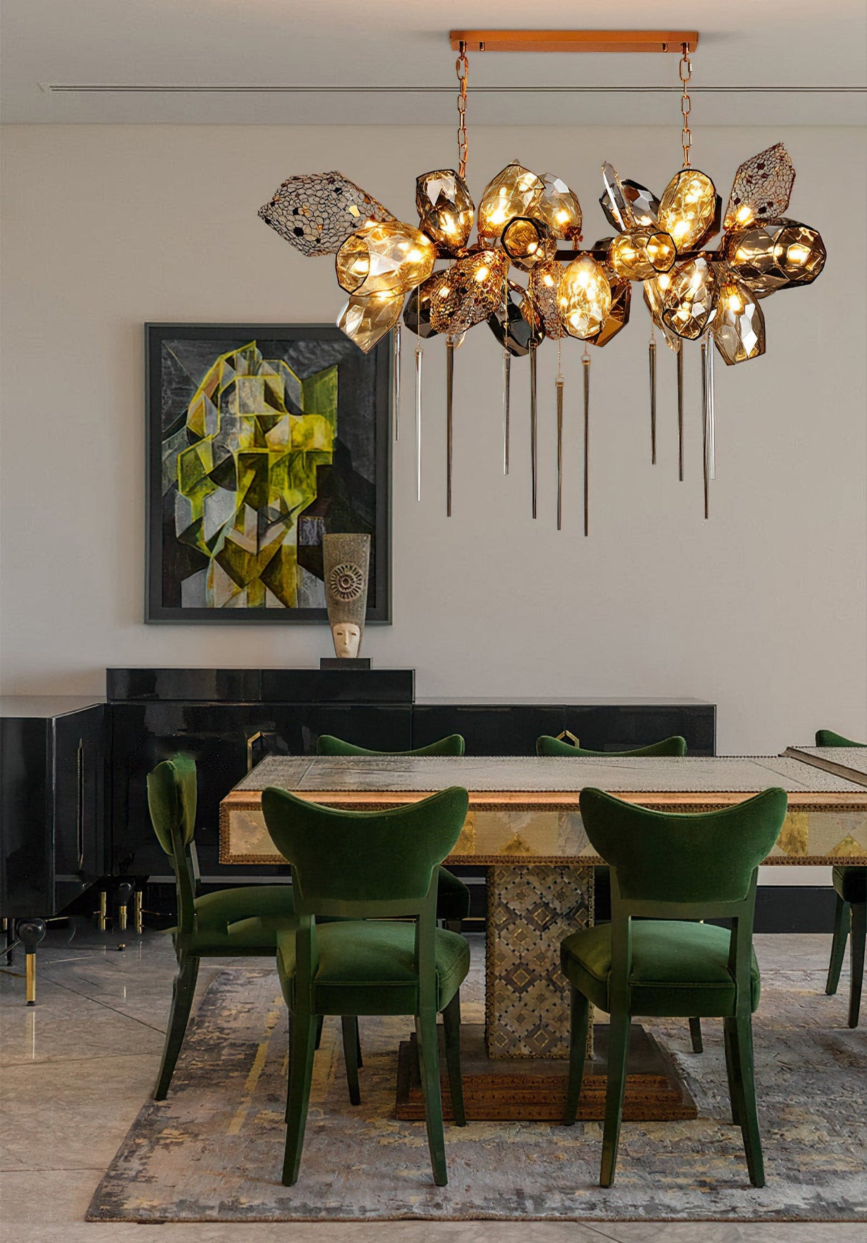 Britannica Chandelier Horizontal