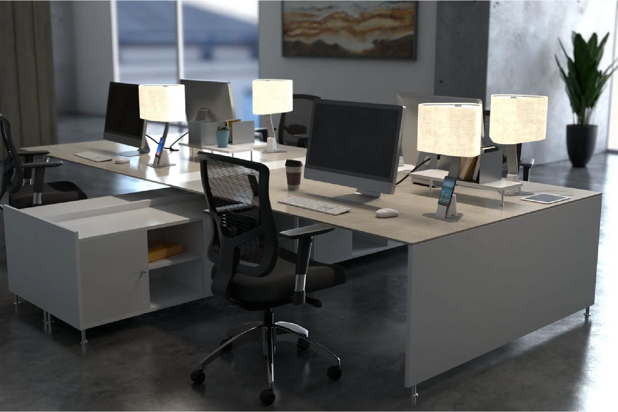Brooklyn AURA LED Desk Light (Wireless Qi™ Charging)