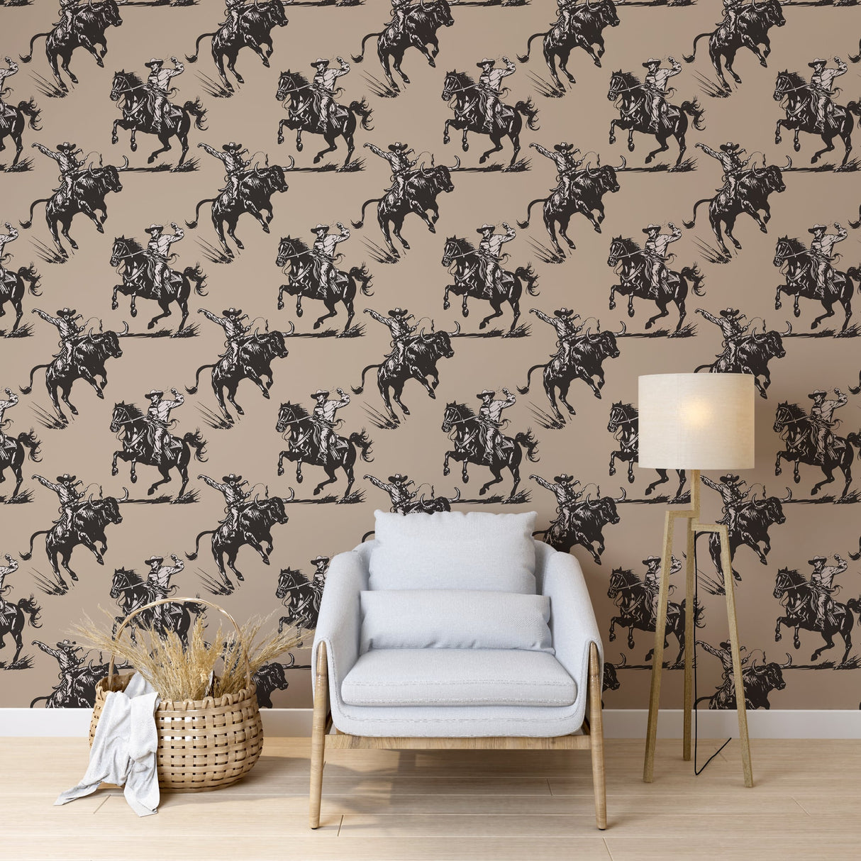 Vintage Cowboy Rodeo Wallpaper