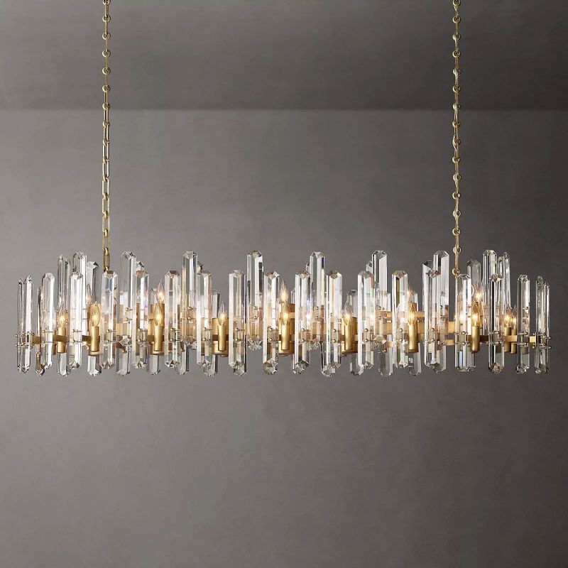 Browning Prism Linear Chandelier 72"