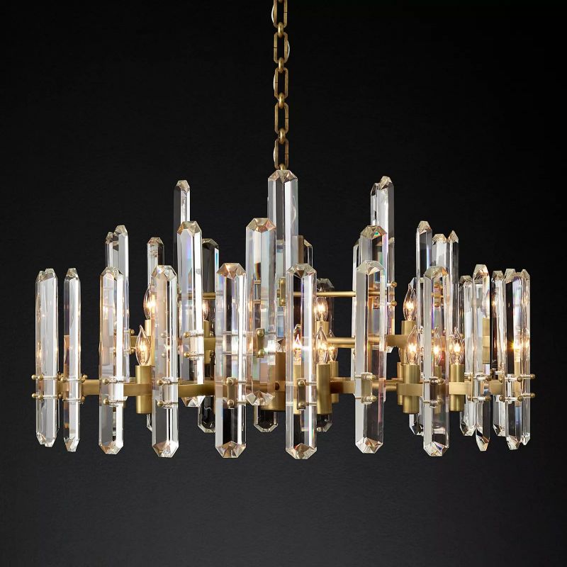 Browning Prism Round Chandelier 36"