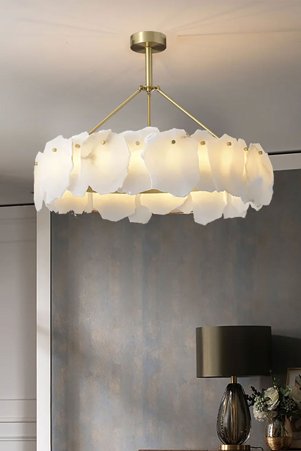 Burton Alabaster Chandelier