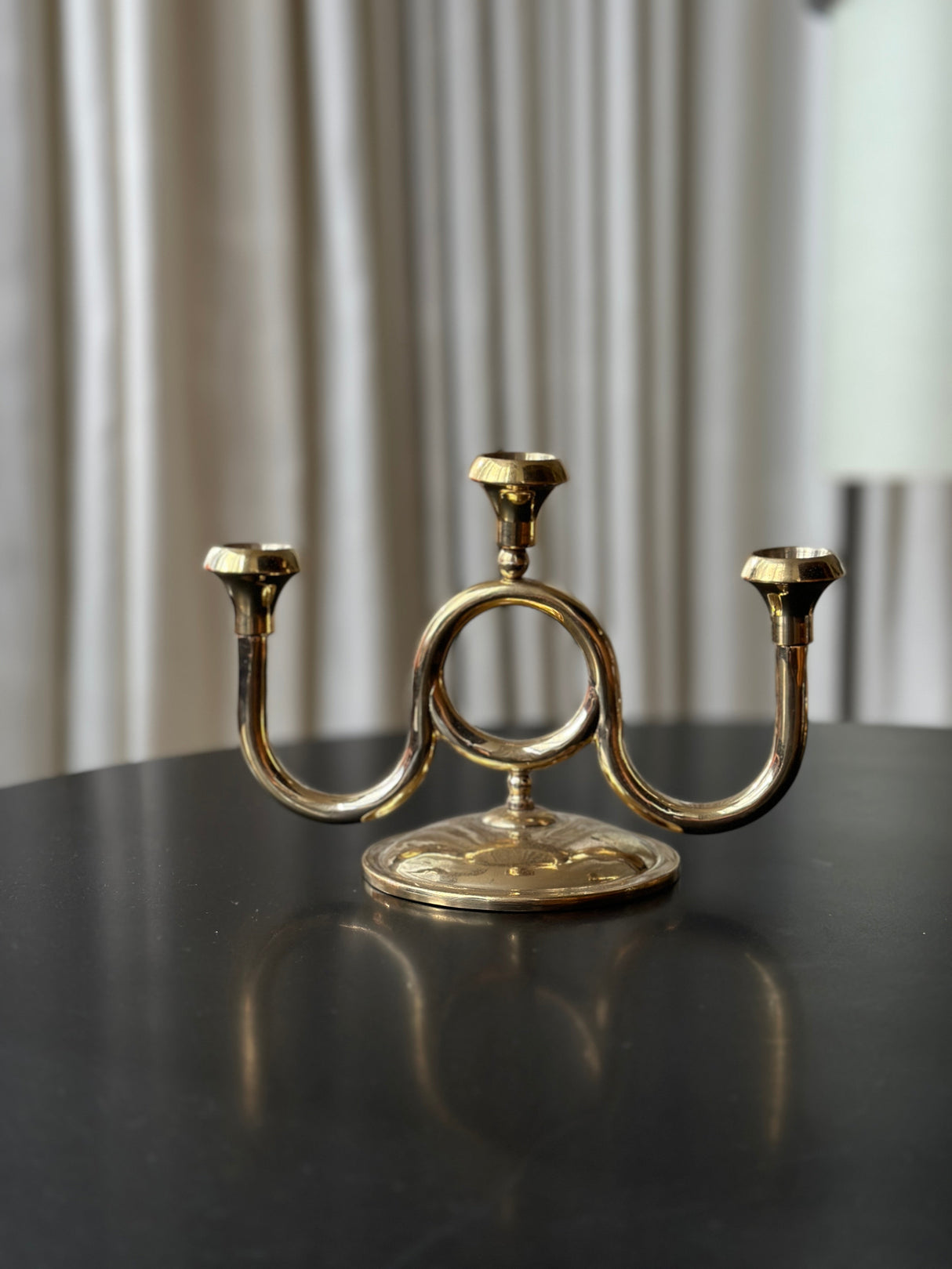 Canton Candelabra in Brass