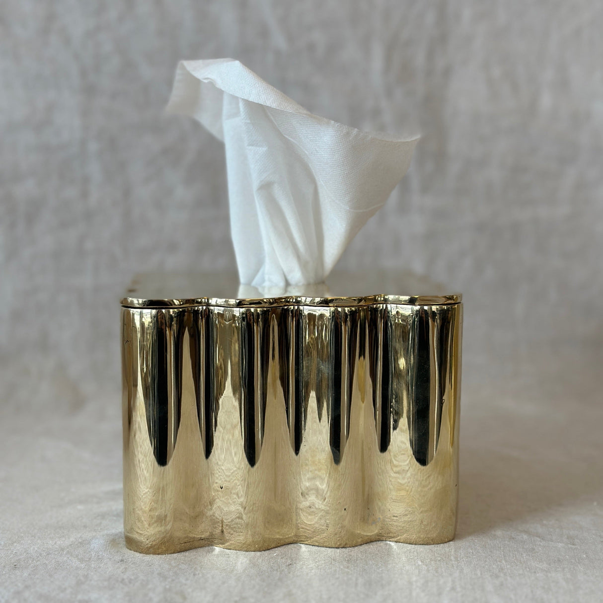 Brass Box Box, Tissue Holder