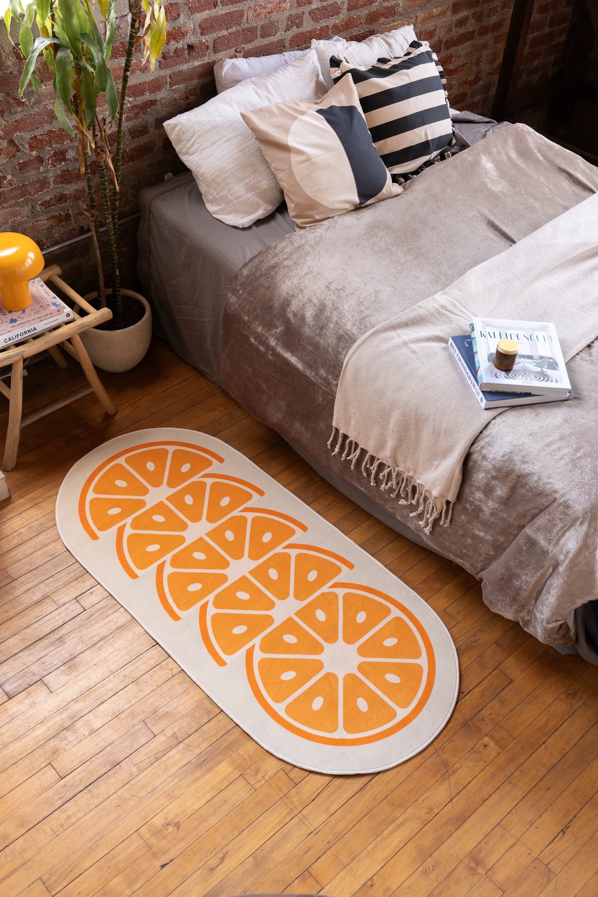 Modern Orange Rug by Johann Banta