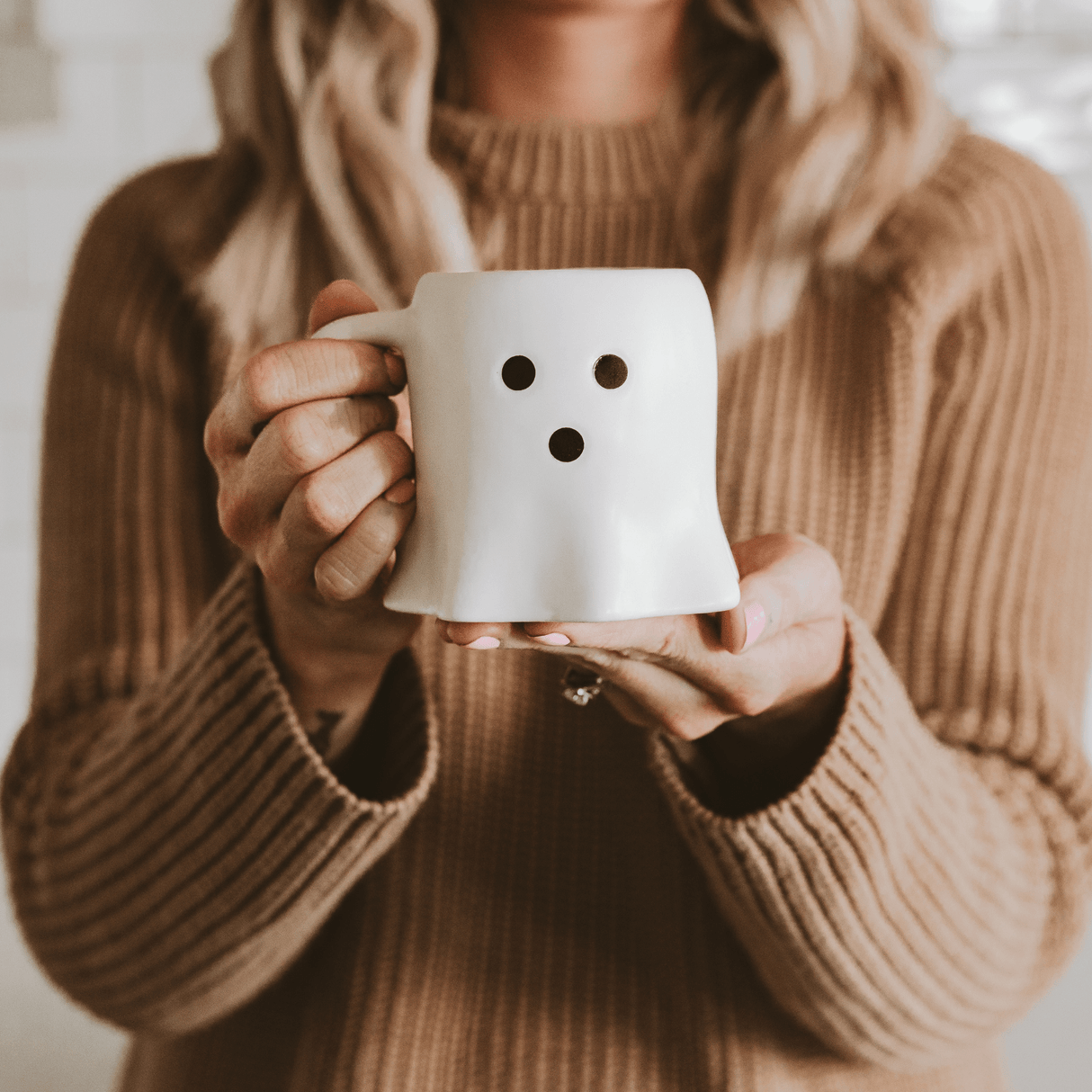 Ghost Face 12oz. Figural Coffee Mug