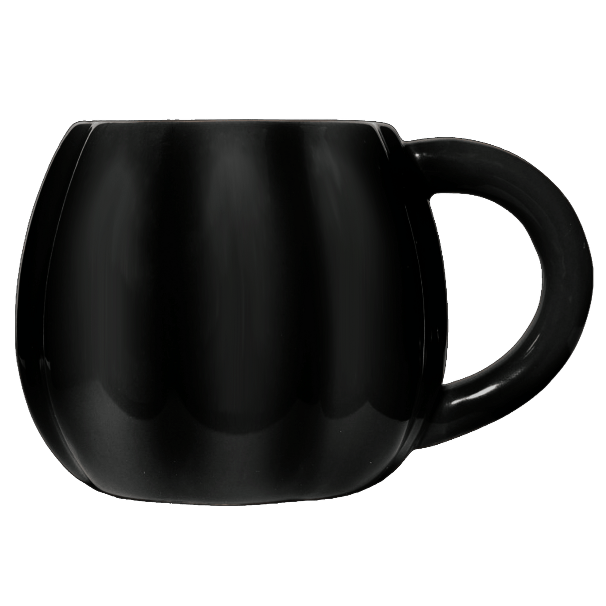 Black Pumpkin 19oz. Figural Coffee Mug