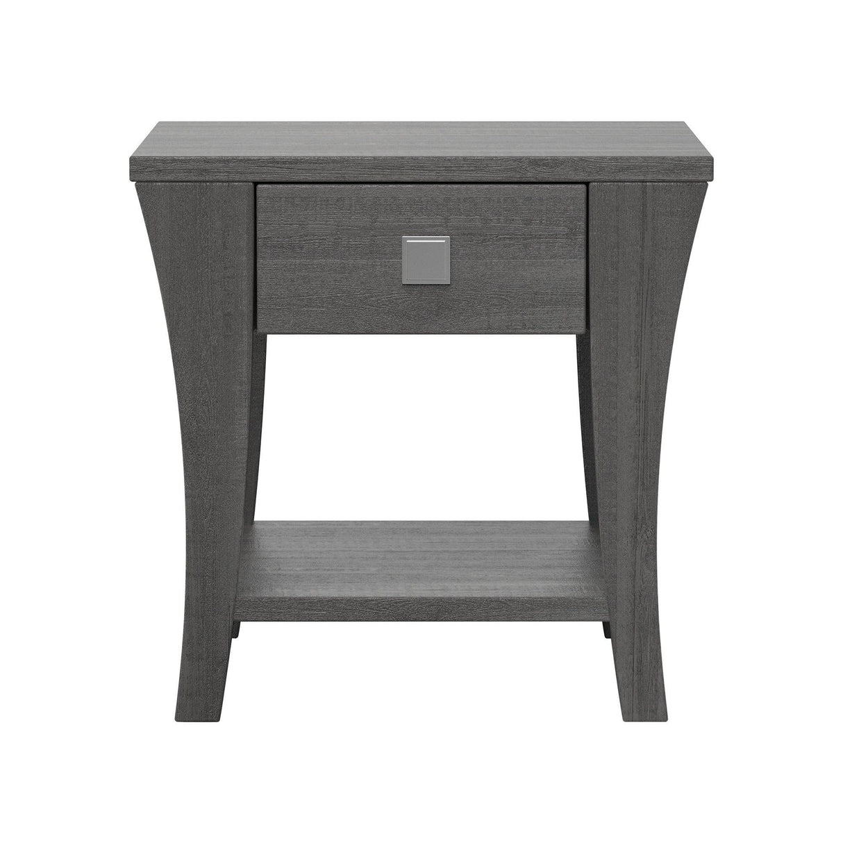 Furniture of America Amity End Table, Gray